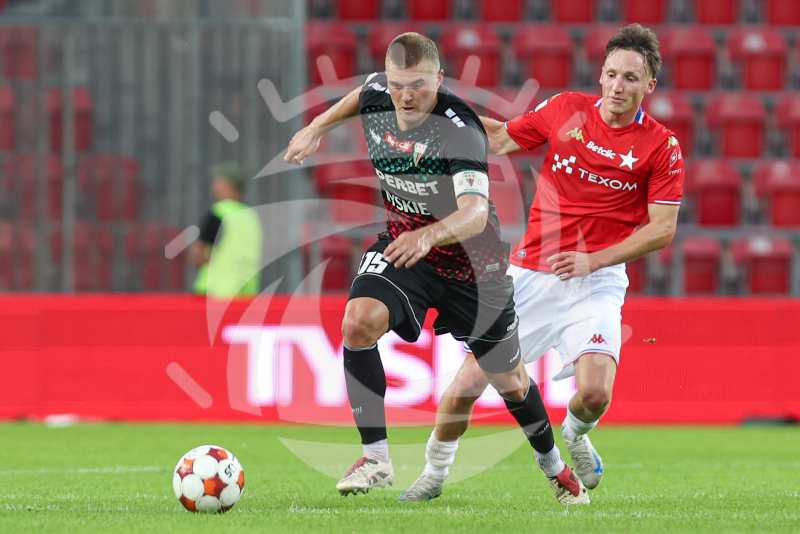 Sport: Betclic I liga. GKS Tychy - Wisla Krakow. - Agencja Fotograficzna